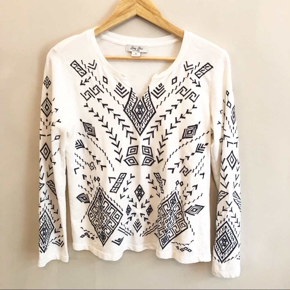 Lucky Brand Lucky Lotus Small Boho Pullover